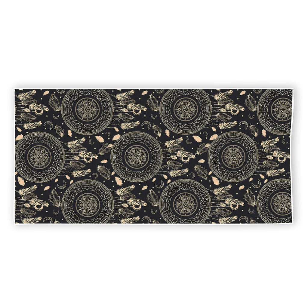 Vintage Native Dream Catcher Print Beach Towel