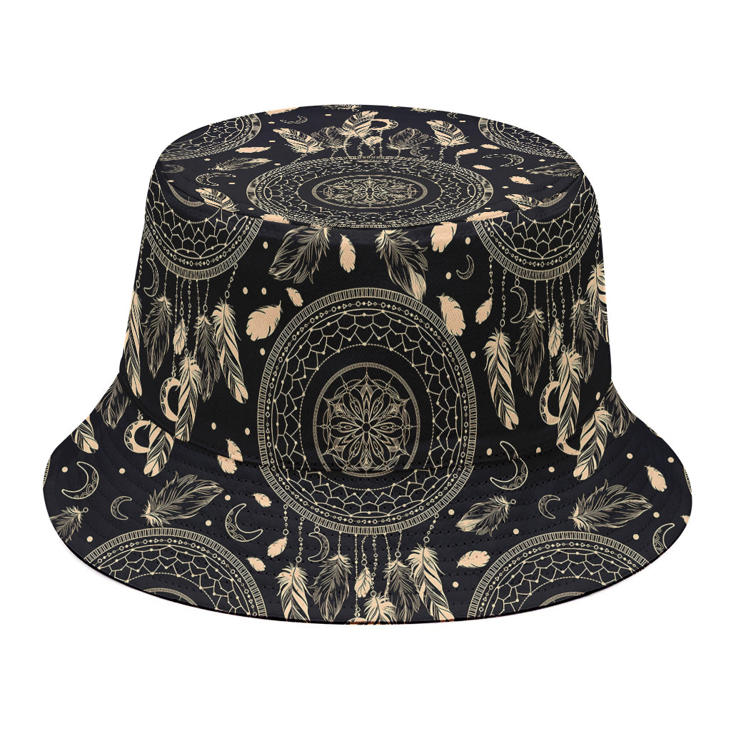 Vintage Native Dream Catcher Print Bucket Hat