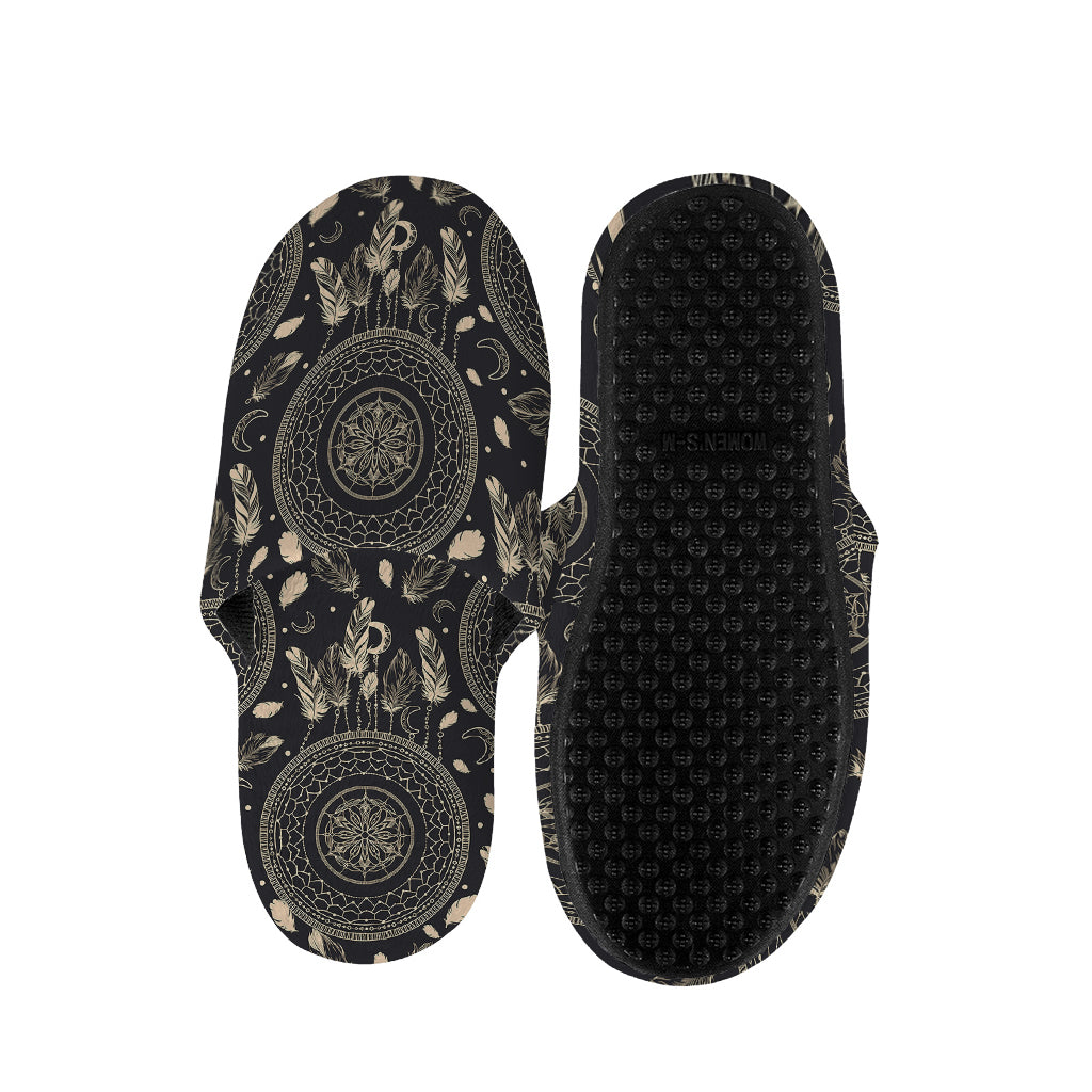 Vintage Native Dream Catcher Print Slippers