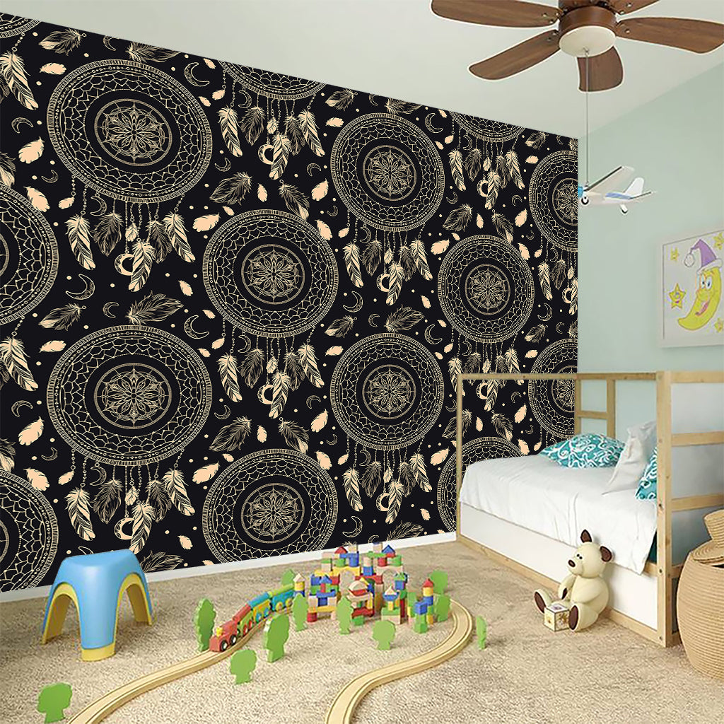 Vintage Native Dream Catcher Print Wall Sticker