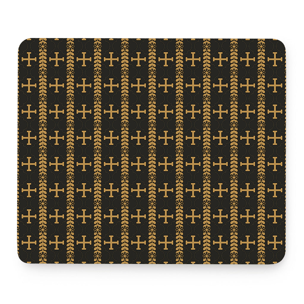 Vintage Orthodox Pattern Print Mouse Pad
