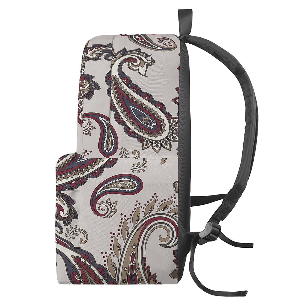 Vintage Paisley Pattern Print Backpack