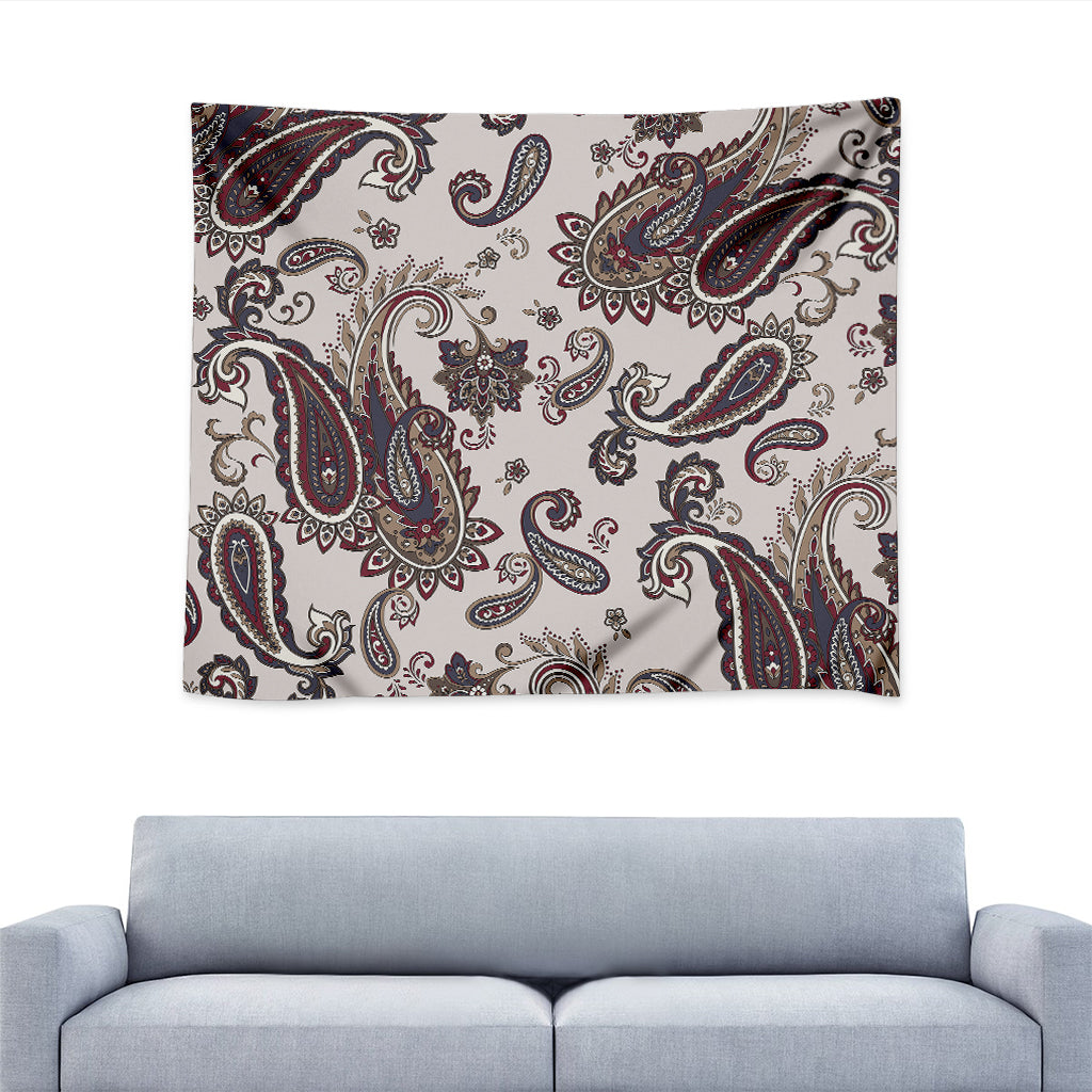 Vintage Paisley Pattern Print Tapestry