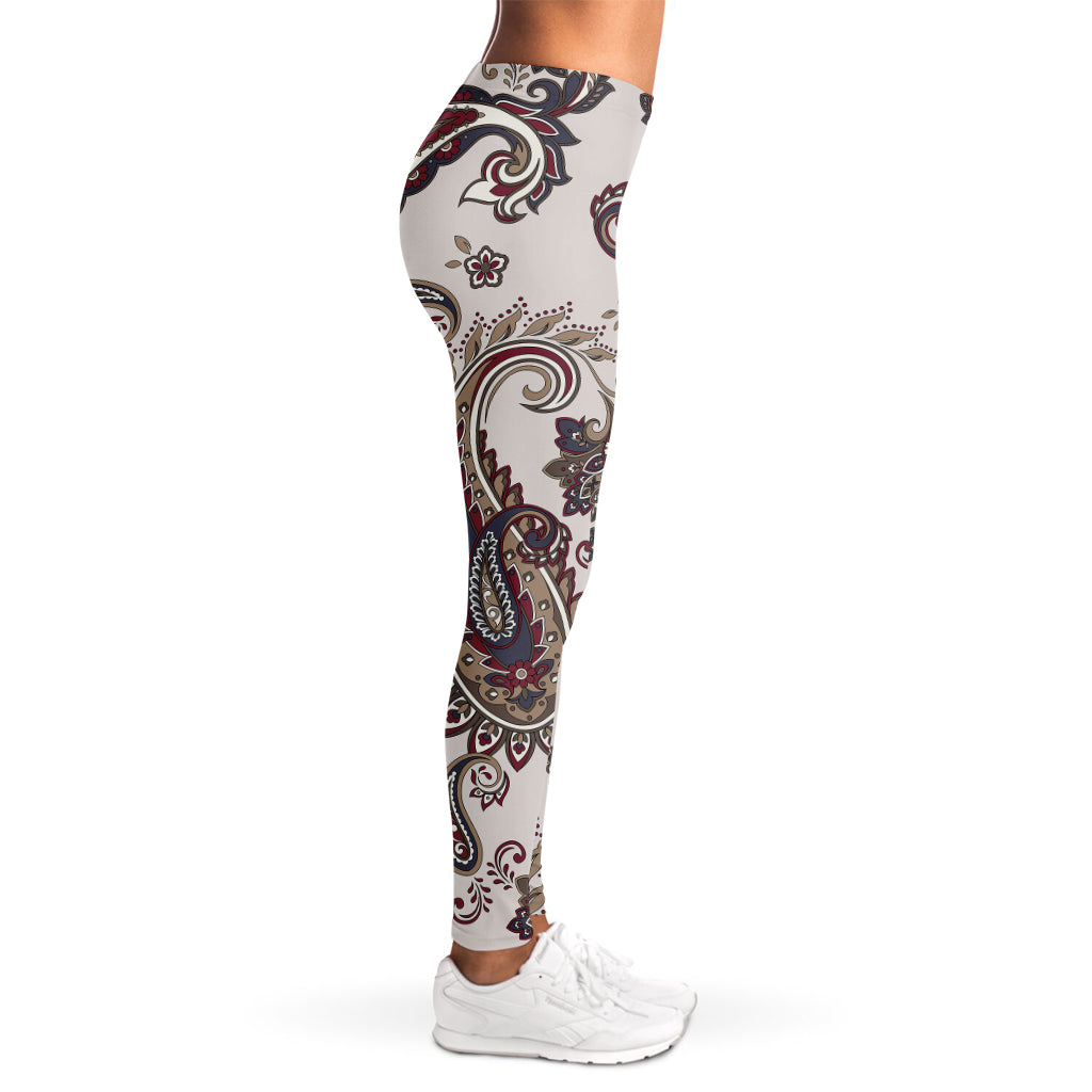 Vintage Paisley Pattern Print Women's Leggings
