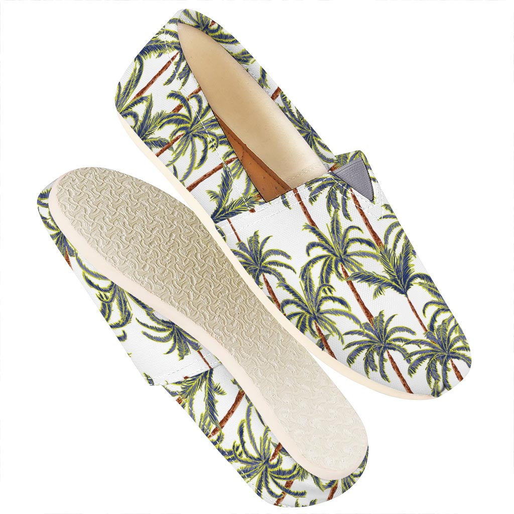 Vintage Palm Tree Beach Pattern Print Casual Shoes