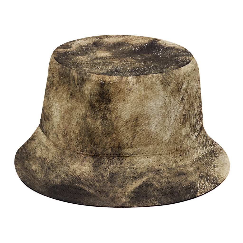 Vintage Pug Portrait Print Bucket Hat