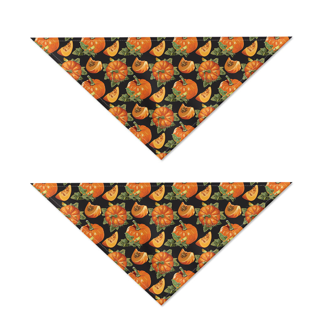 Vintage Pumpkin Pattern Print Dog Bandana