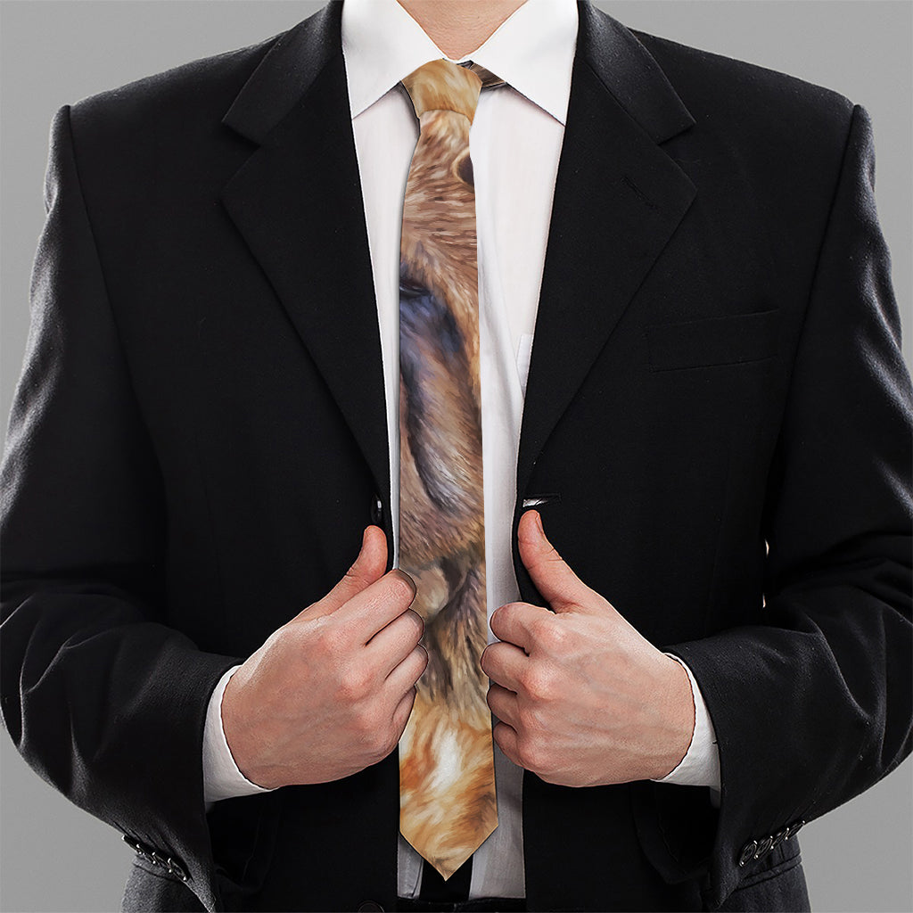 Vintage Shar Pei Print Necktie
