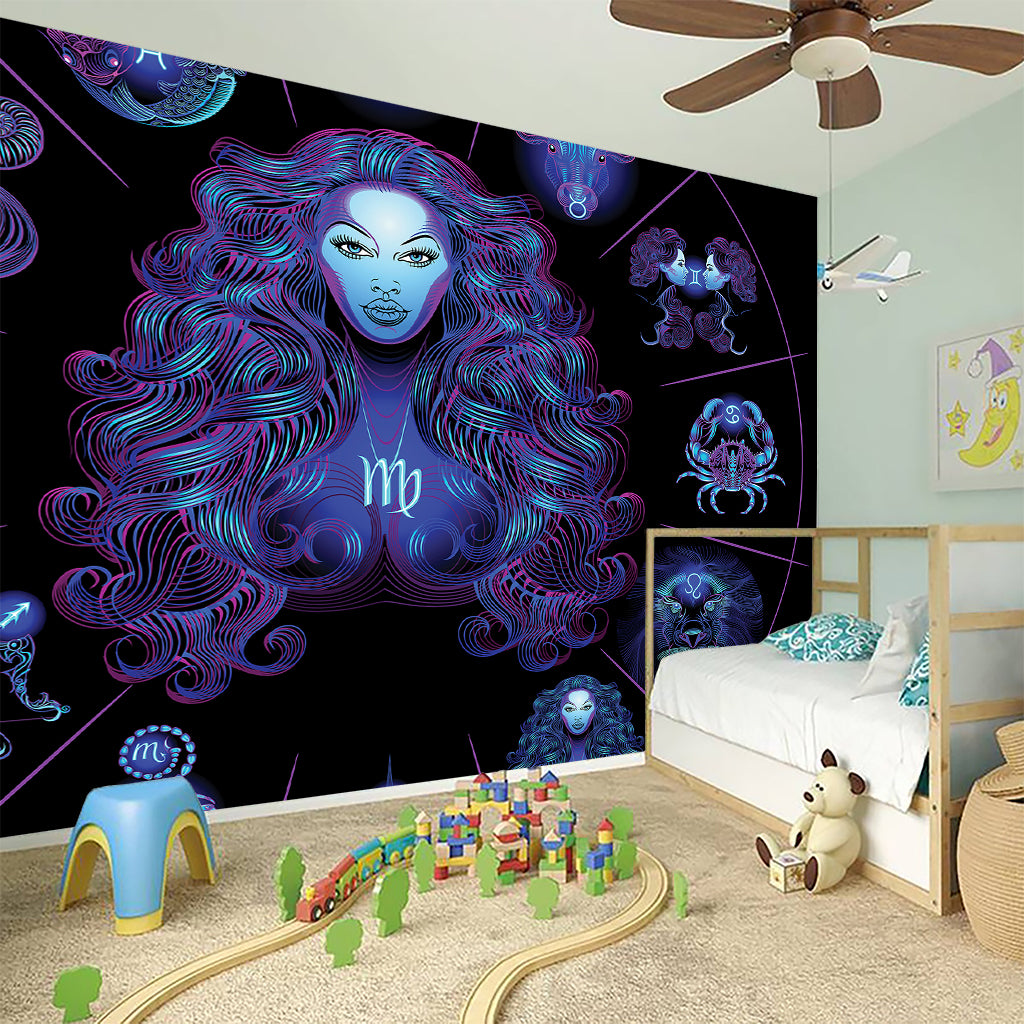 Virgo And Astrological Signs Print Wall Sticker