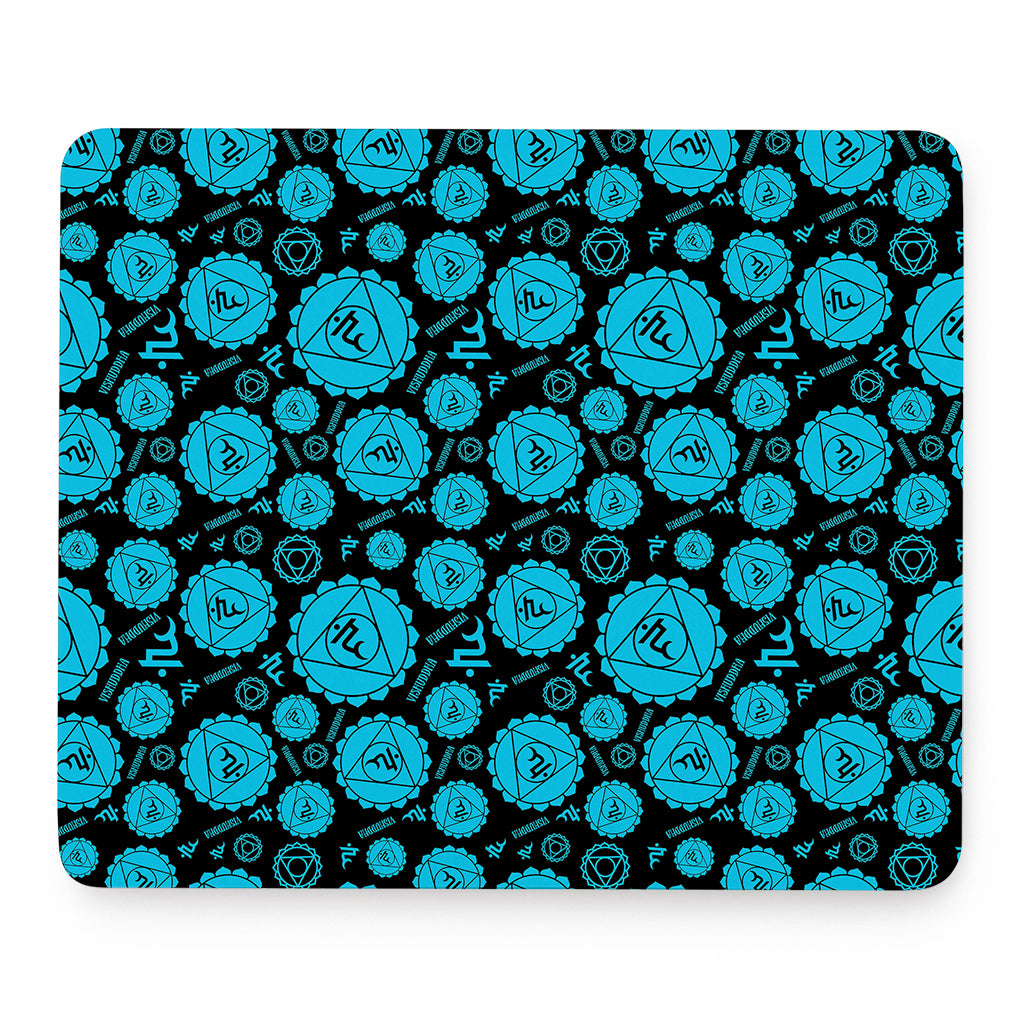 Vishuddha Chakra Pattern Print Mouse Pad