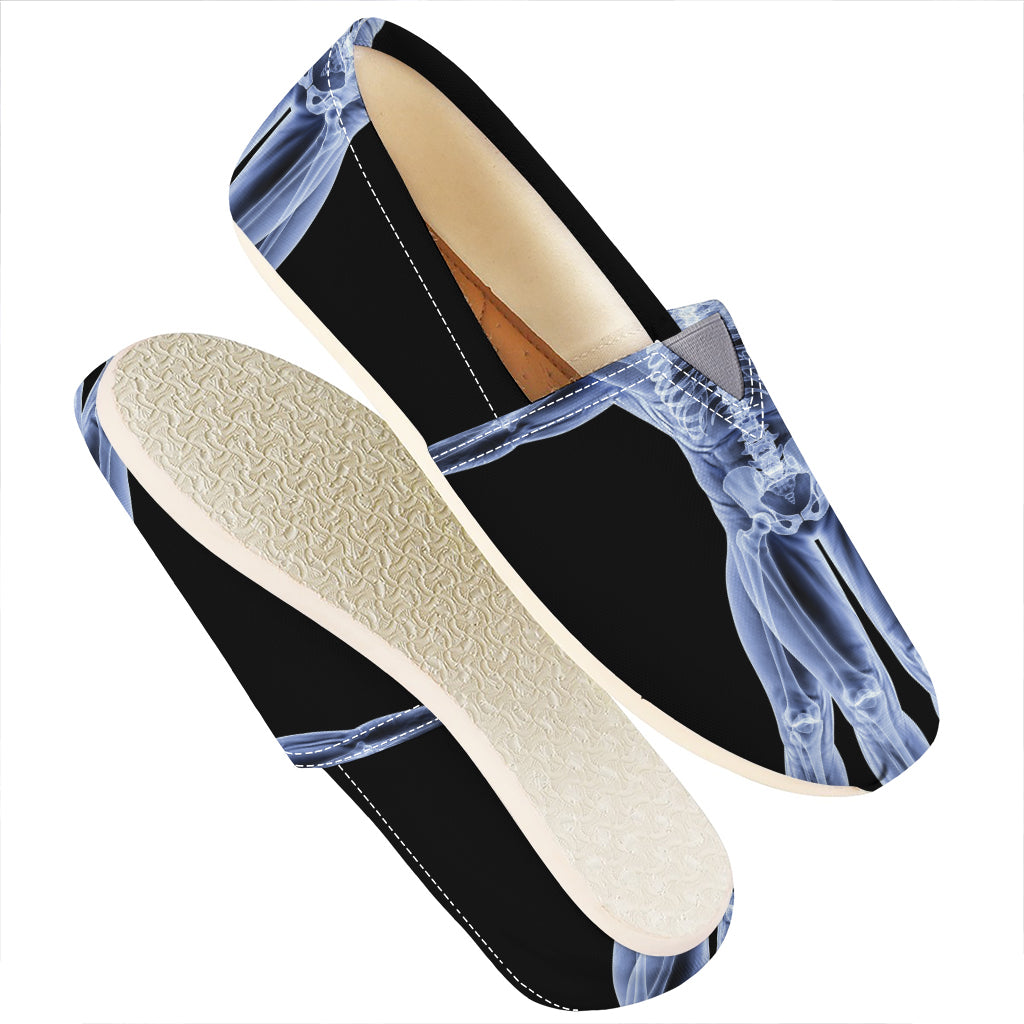 Vitruvian Man X-Ray Print Casual Shoes