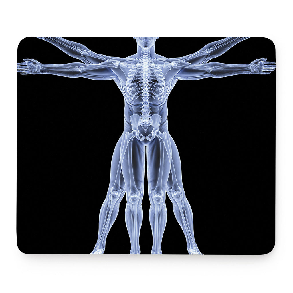 Vitruvian Man X-Ray Print Mouse Pad
