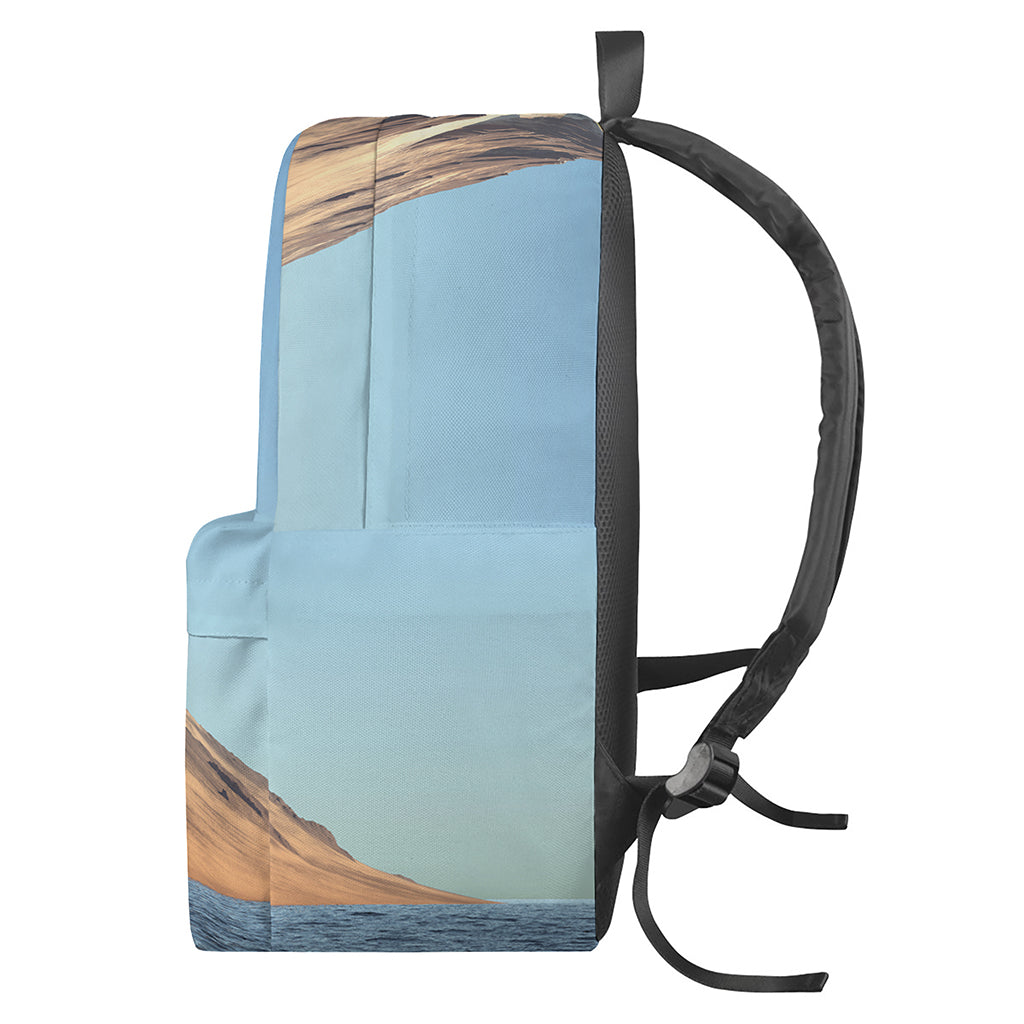 Volcanic Mountain Print Backpack