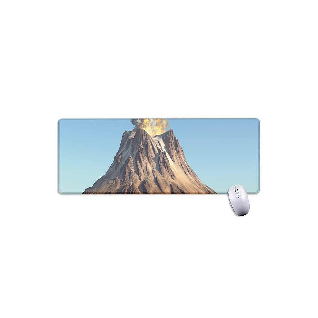 Volcanic Mountain Print Extended Mouse Pad