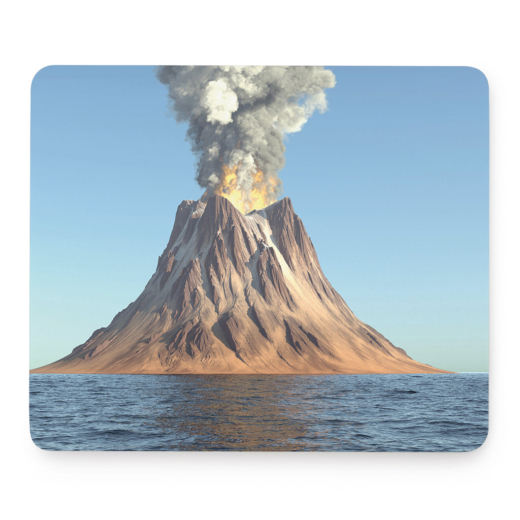 Volcanic Mountain Print Mouse Pad