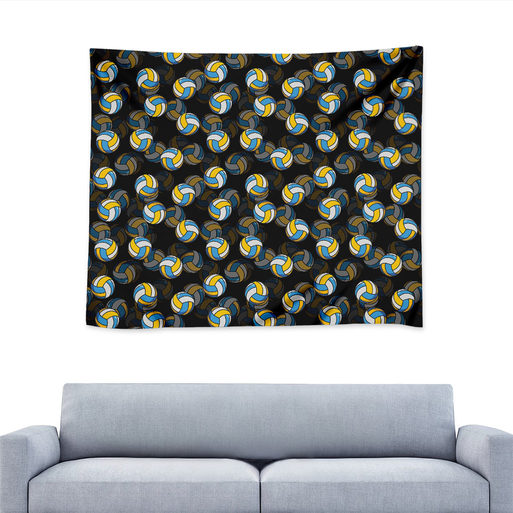 Volleyball Pattern Print Tapestry