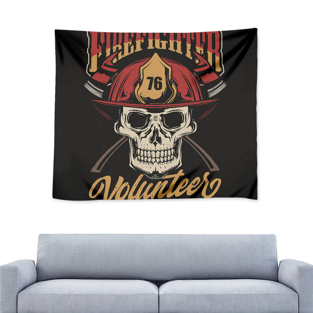 Volunteer Firefighter Print Tapestry