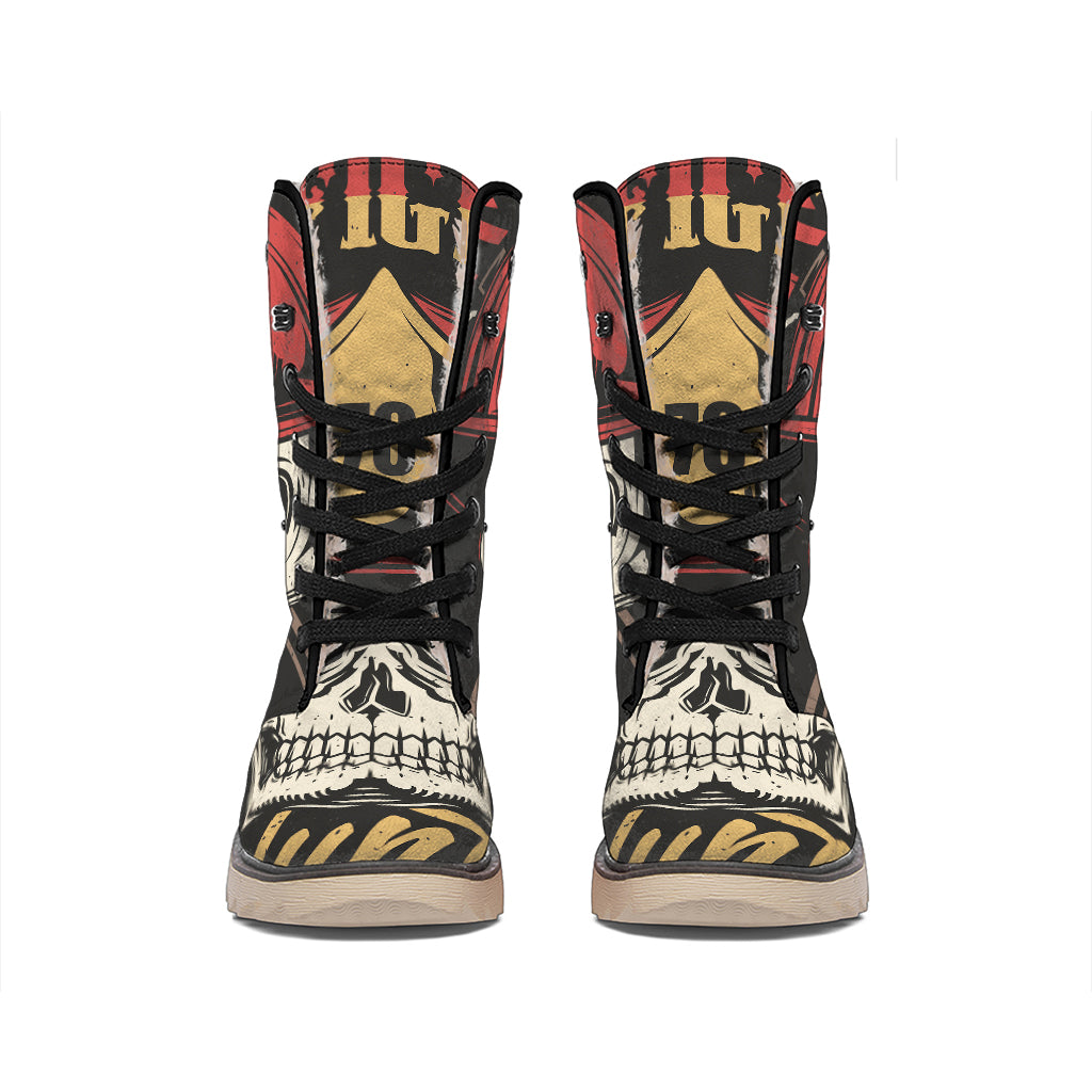 Volunteer Firefighter Print Winter Boots