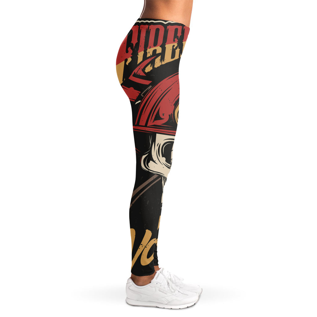 Volunteer Firefighter Print Women's Leggings