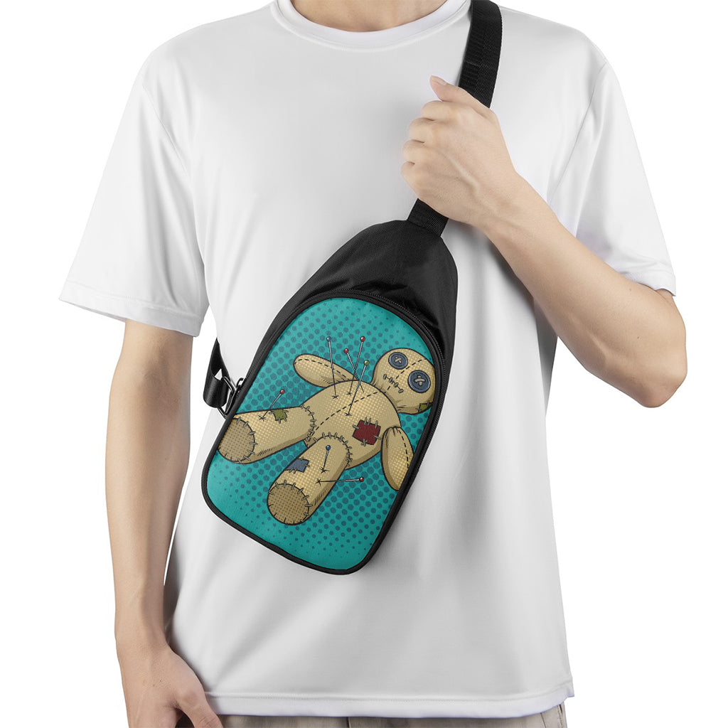 Voodoo Doll Print Chest Bag