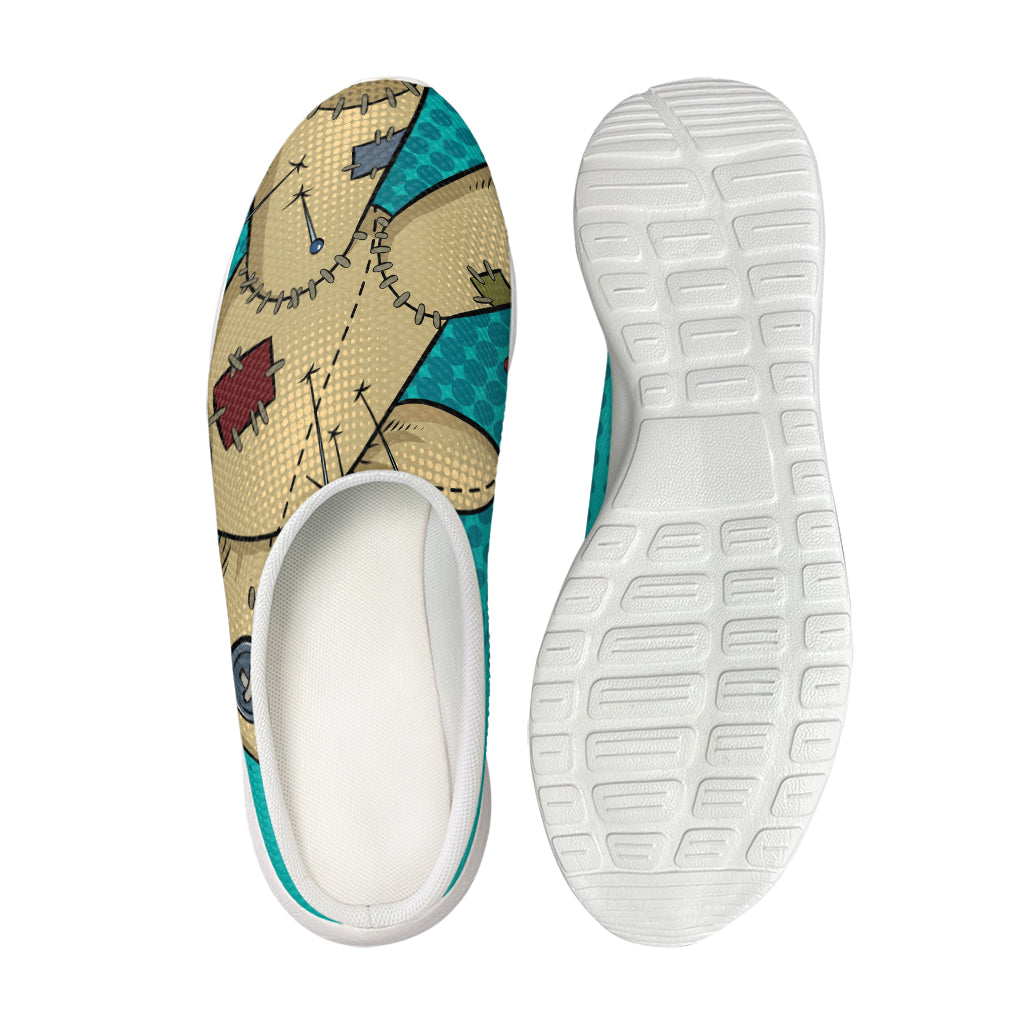 Voodoo Doll Print Mesh Casual Shoes
