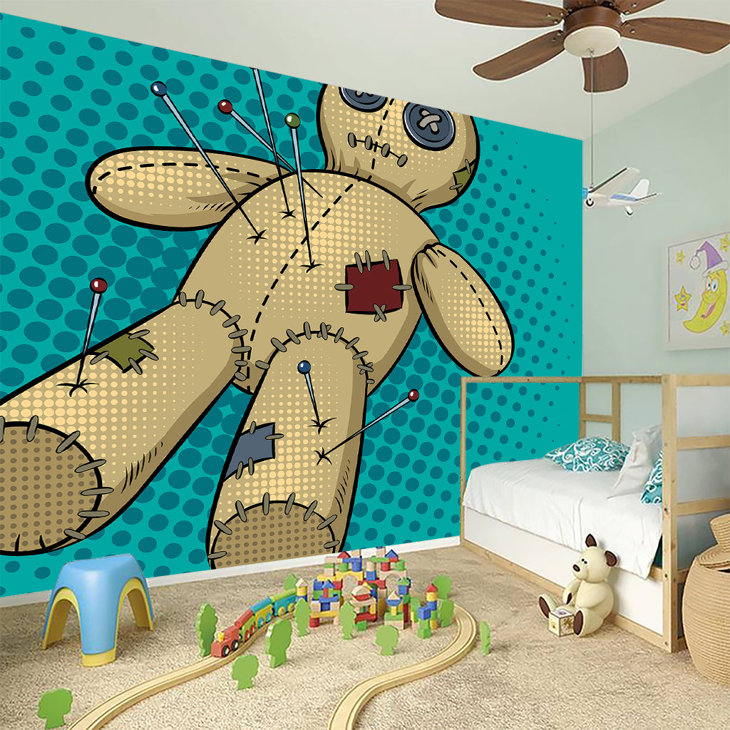 Voodoo Doll Print Wall Sticker