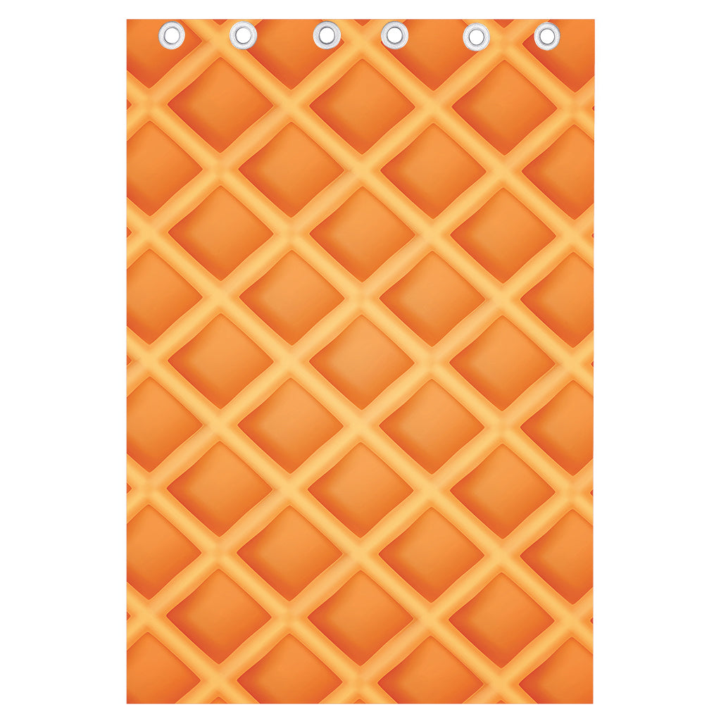 Waffle Print Curtain