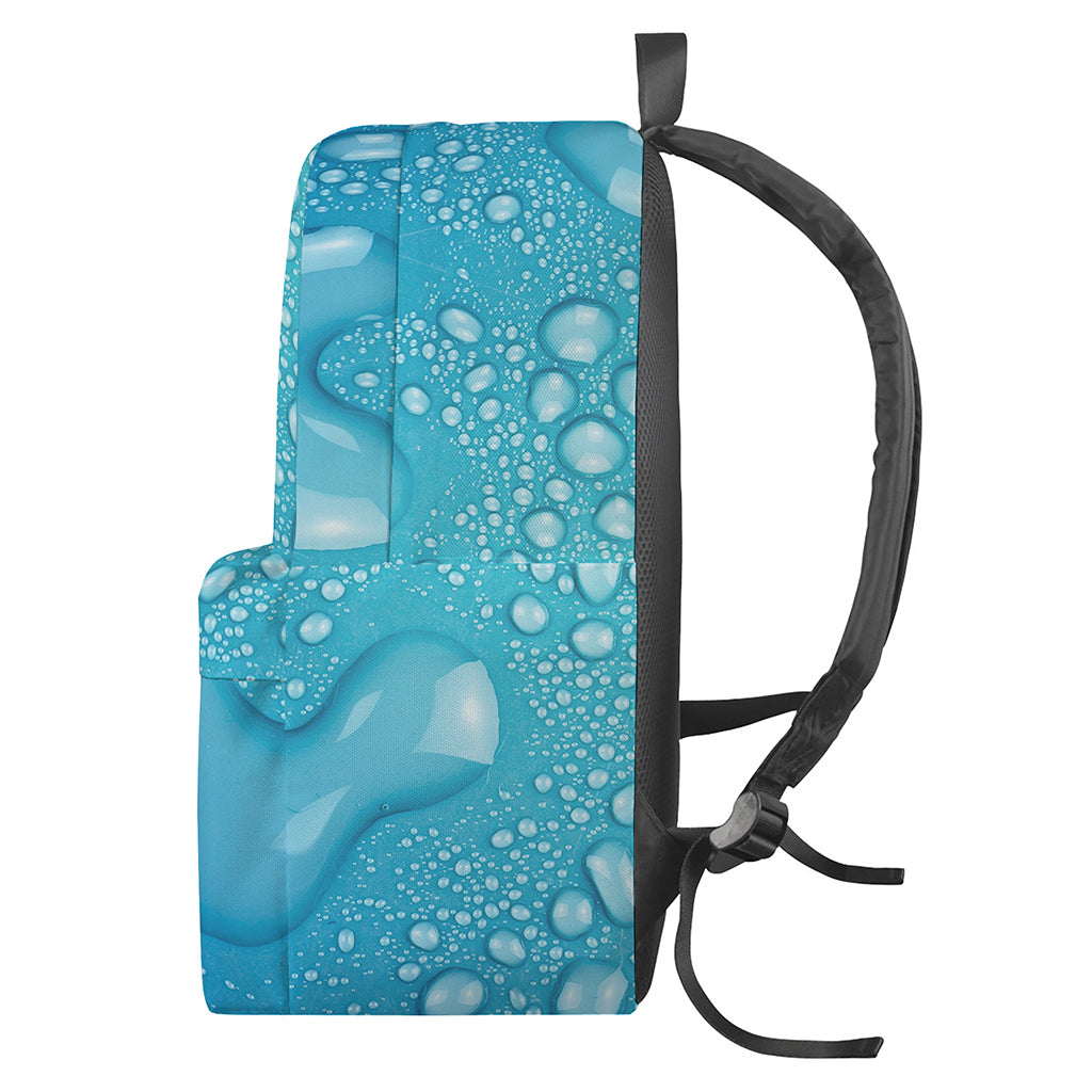 Water Drops Print Backpack