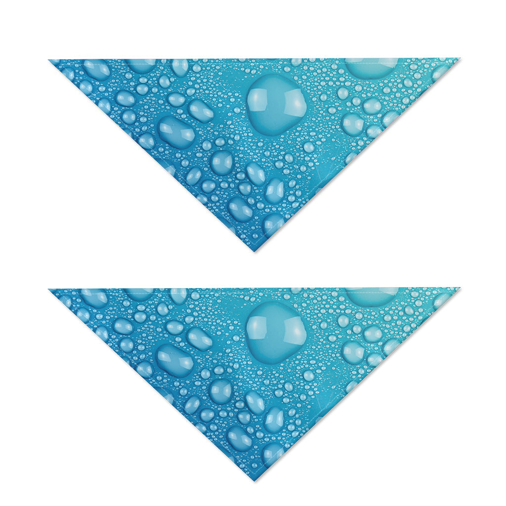 Water Drops Print Dog Bandana