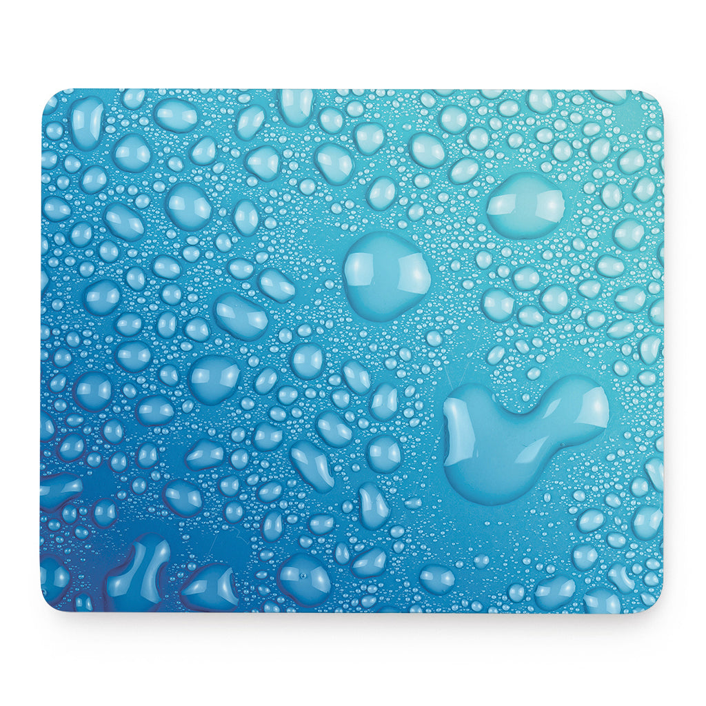 Water Drops Print Mouse Pad