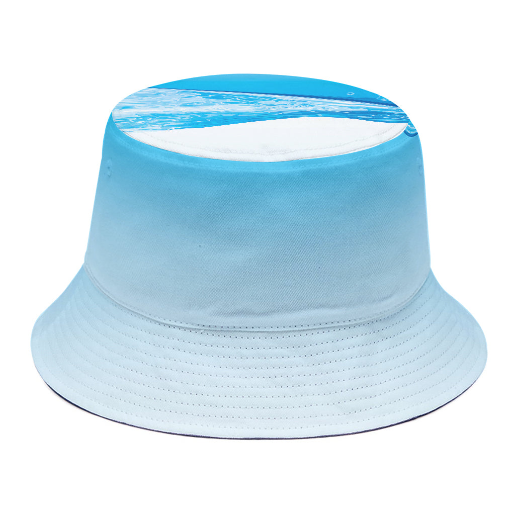 Water Wave Print Bucket Hat