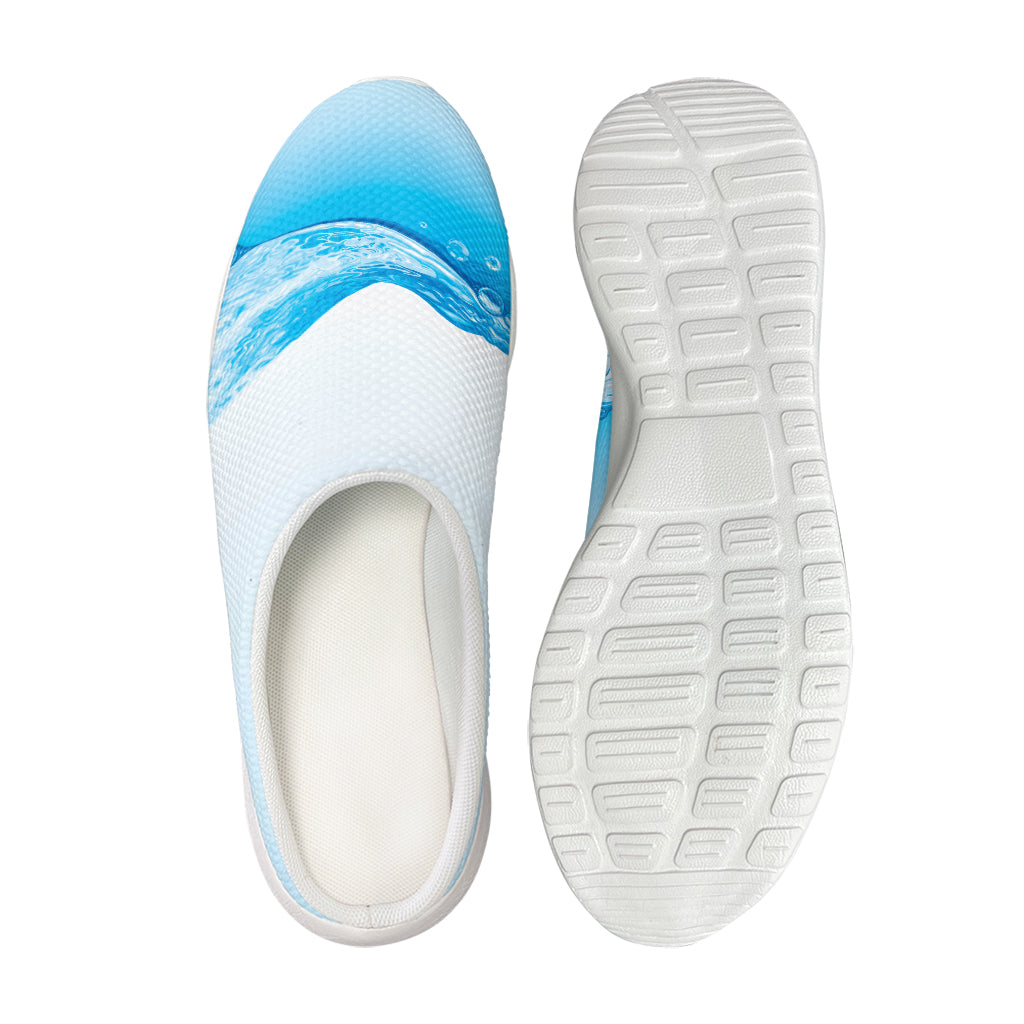 Water Wave Print Mesh Casual Shoes