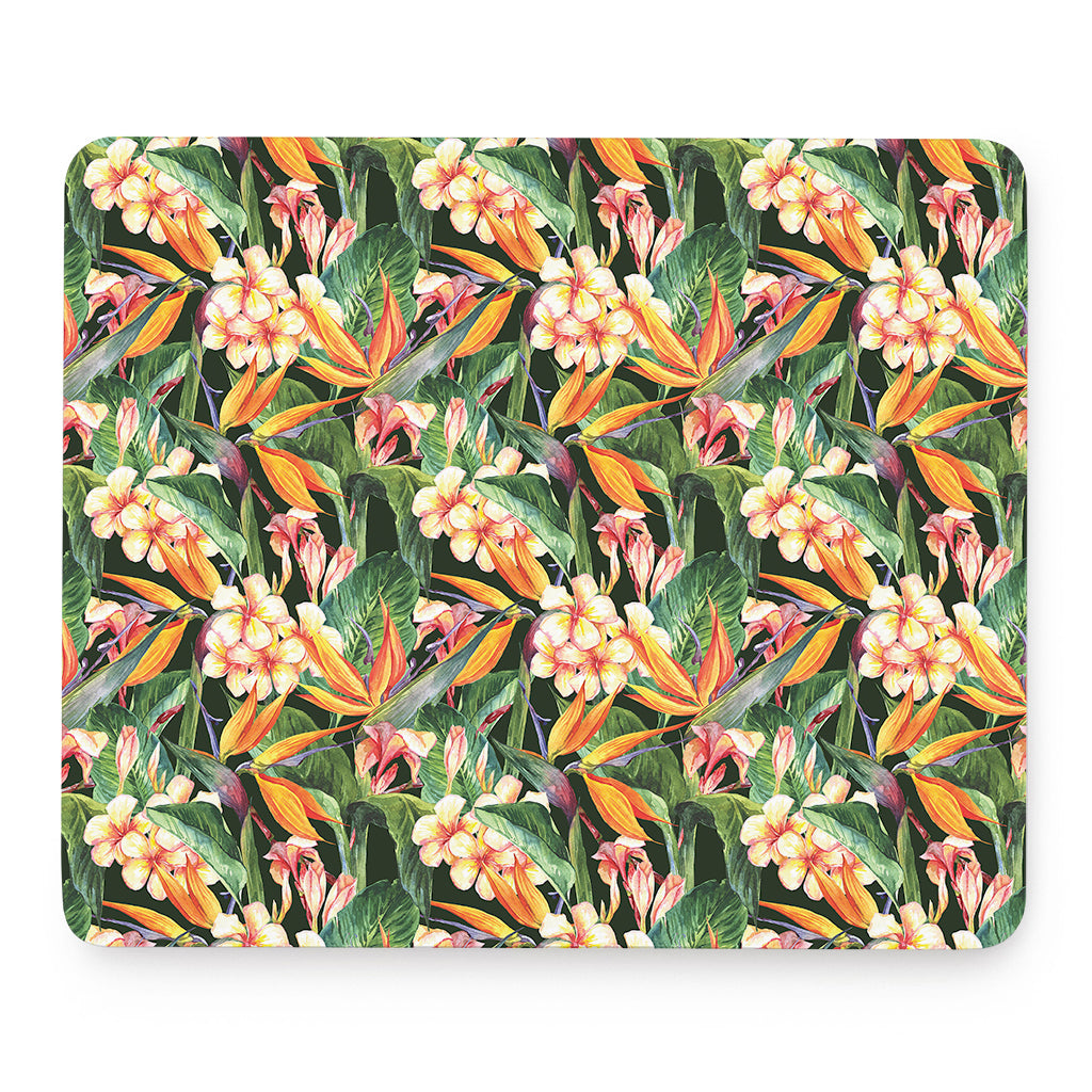 Watercolor Bird Of Paradise Print Mouse Pad