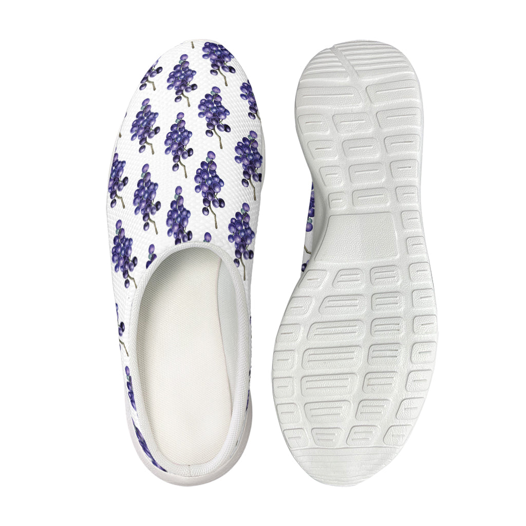 Watercolor Grape Pattern Print Mesh Casual Shoes
