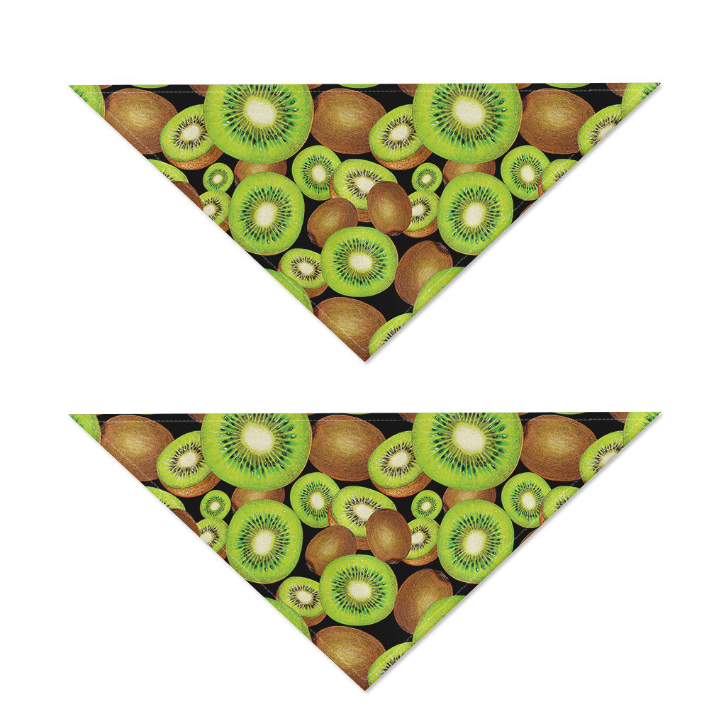 Watercolor Kiwi Pattern Print Dog Bandana
