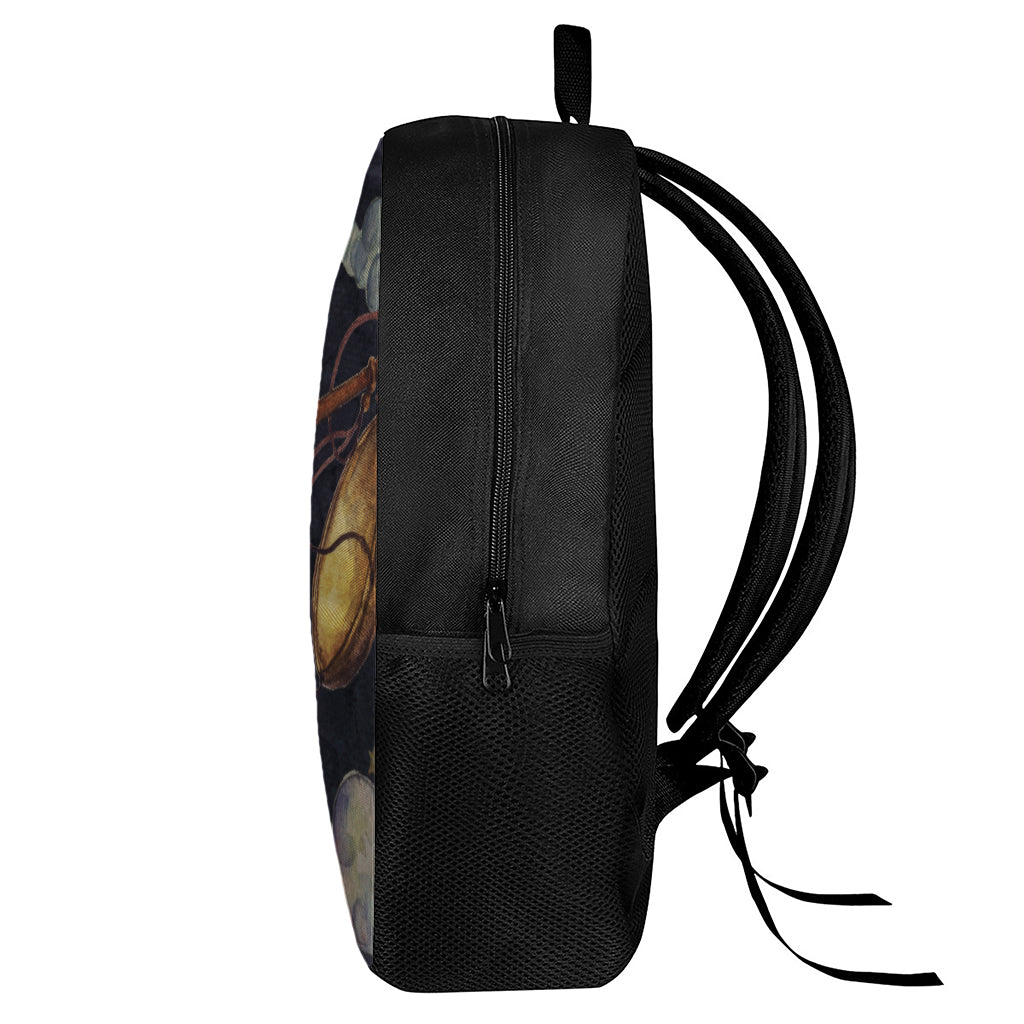 Watercolor Libra Zodiac Sign Print 17 Inch Backpack