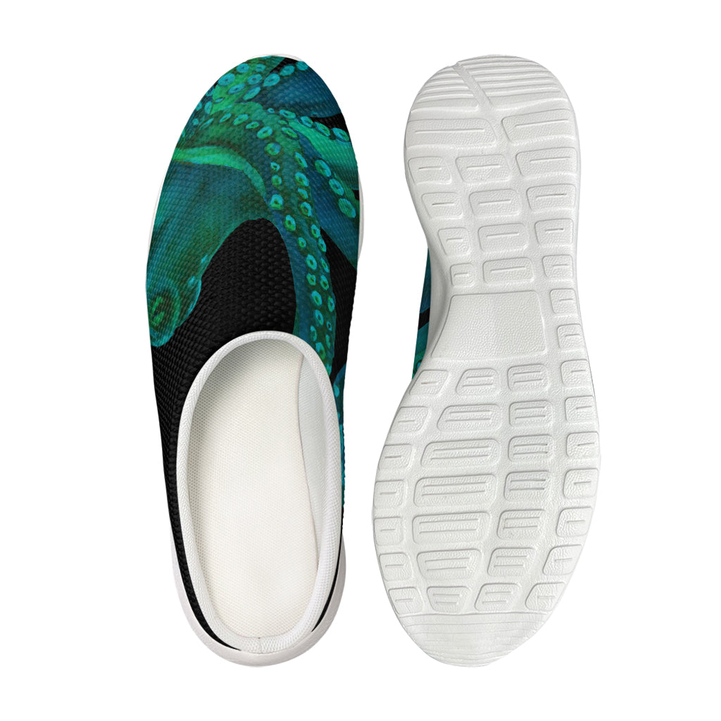 Watercolor Octopus Print Mesh Casual Shoes
