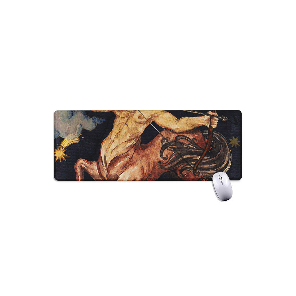 Watercolor Sagittarius Zodiac Sign Print Extended Mouse Pad