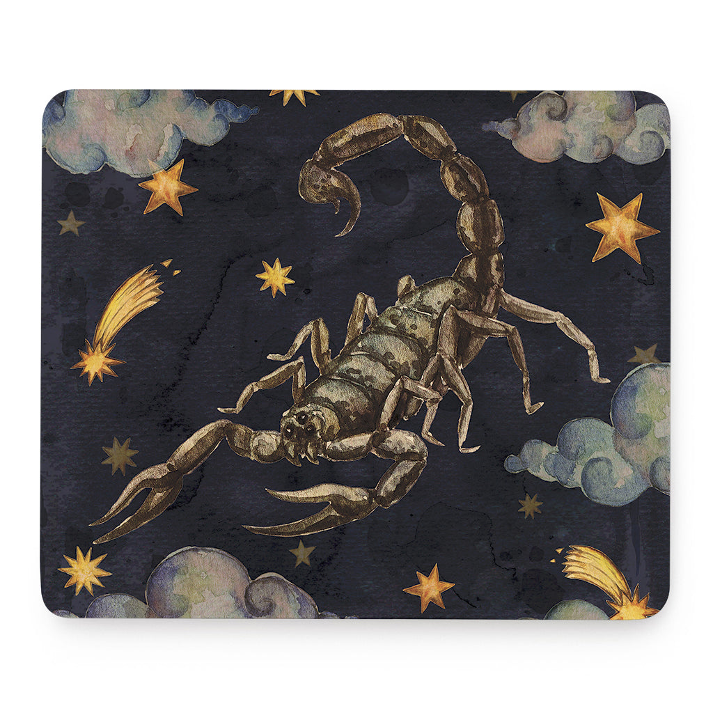 Watercolor Scorpio Zodiac Sign Print Mouse Pad