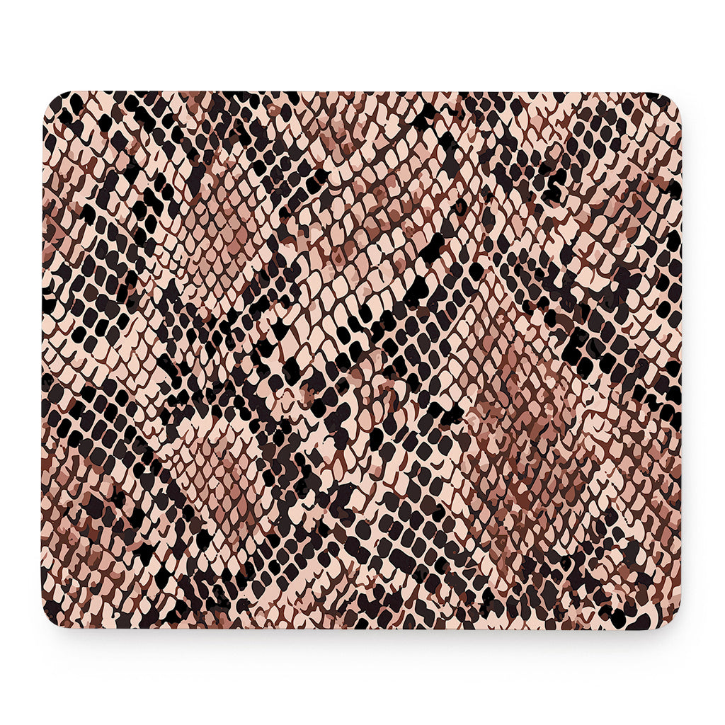 Watercolor Snakeskin Print Mouse Pad