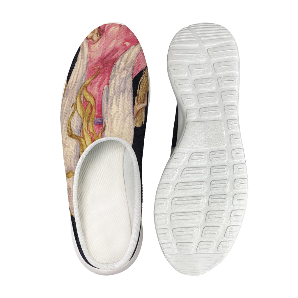 Watercolor Virgo Zodiac Sign Print Mesh Casual Shoes