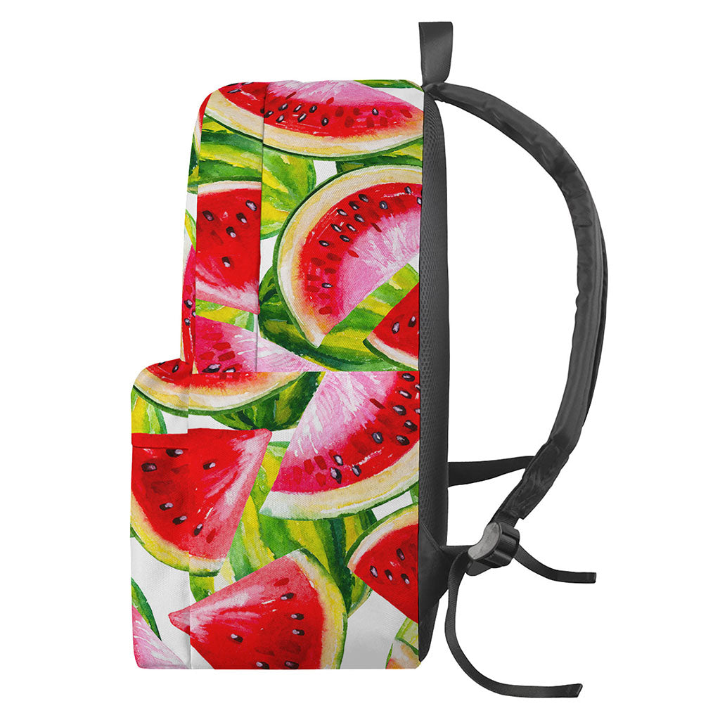 Watercolor Watermelon Pattern Print Backpack