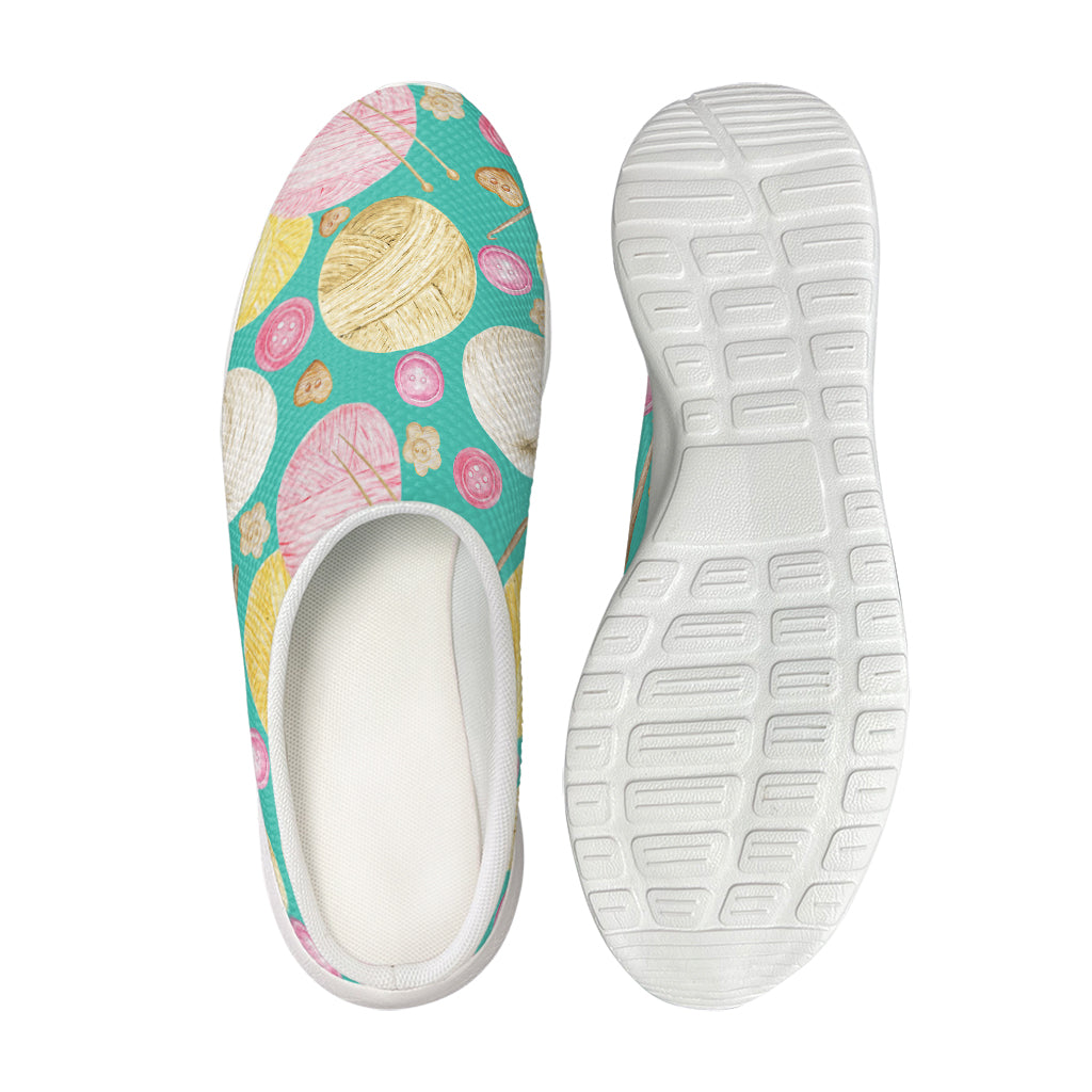 Watercolor Yarn Pattern Print Mesh Casual Shoes
