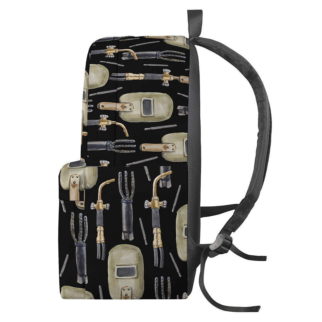Welding Mask Pattern Print Backpack
