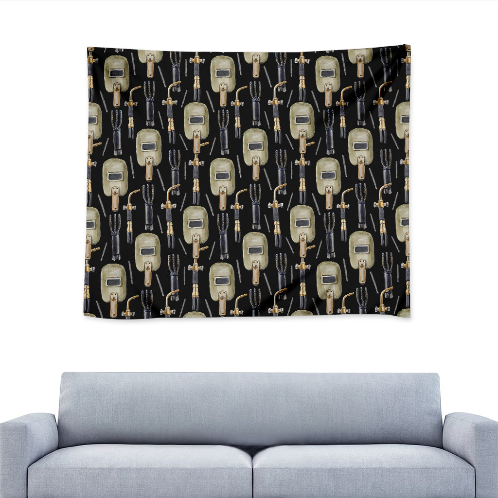 Welding Mask Pattern Print Tapestry