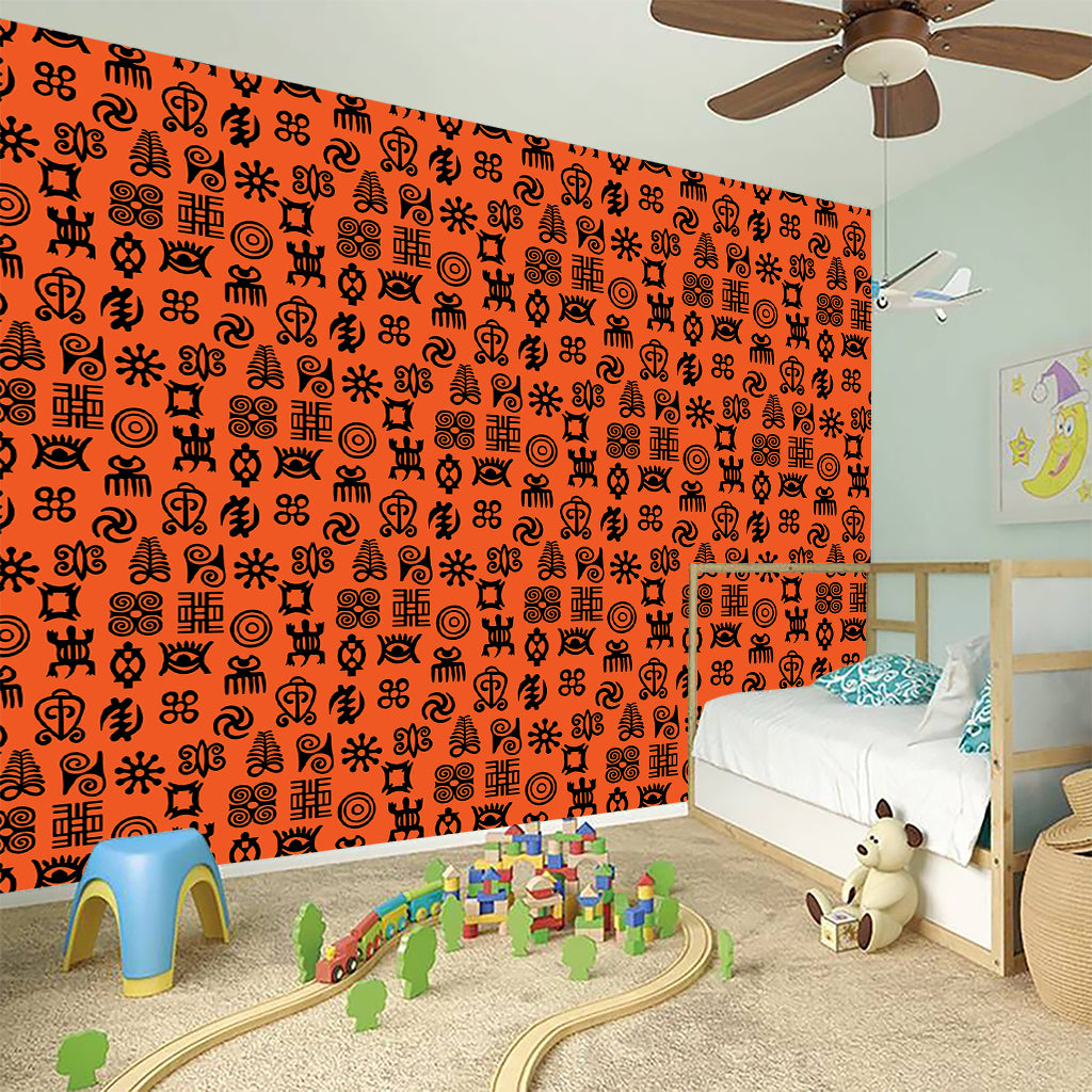 West African Adinkra Symbols Print Wall Sticker
