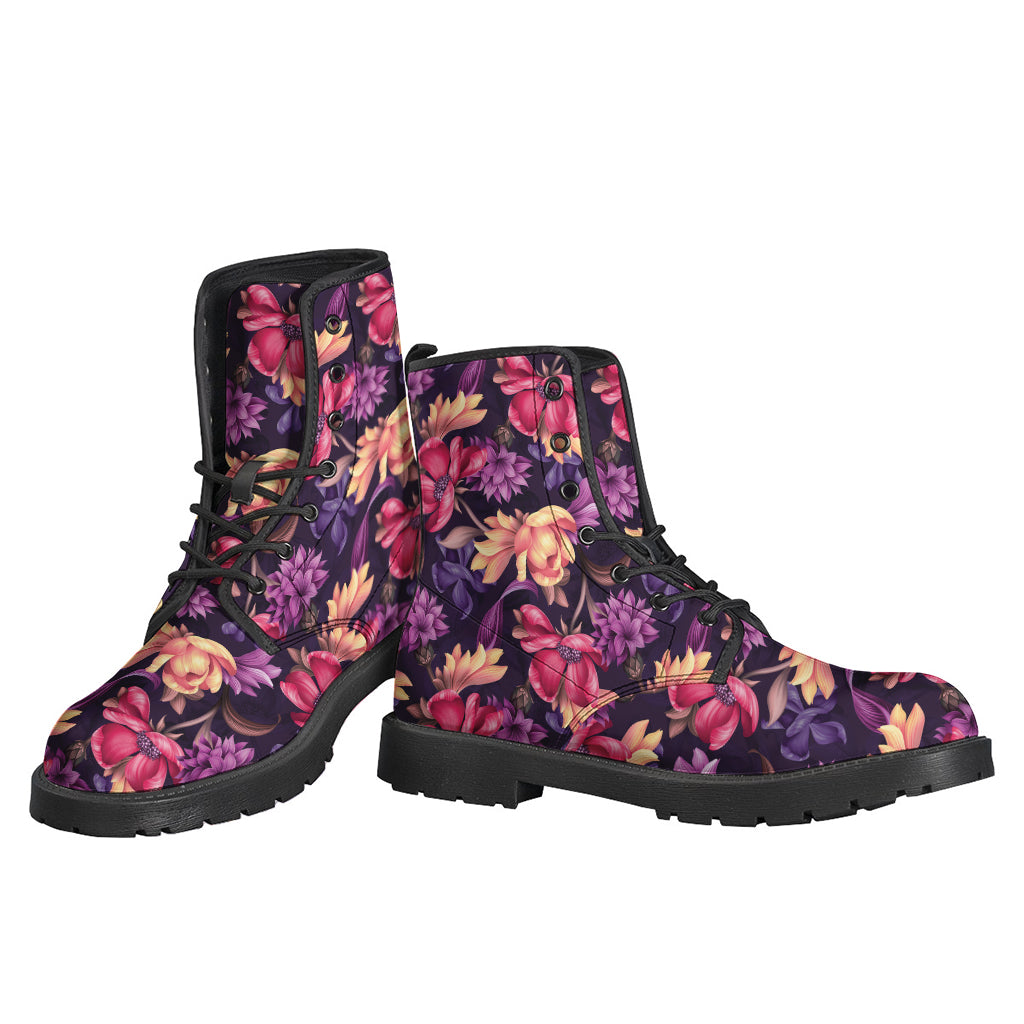 Wild Flower Print Backpack
