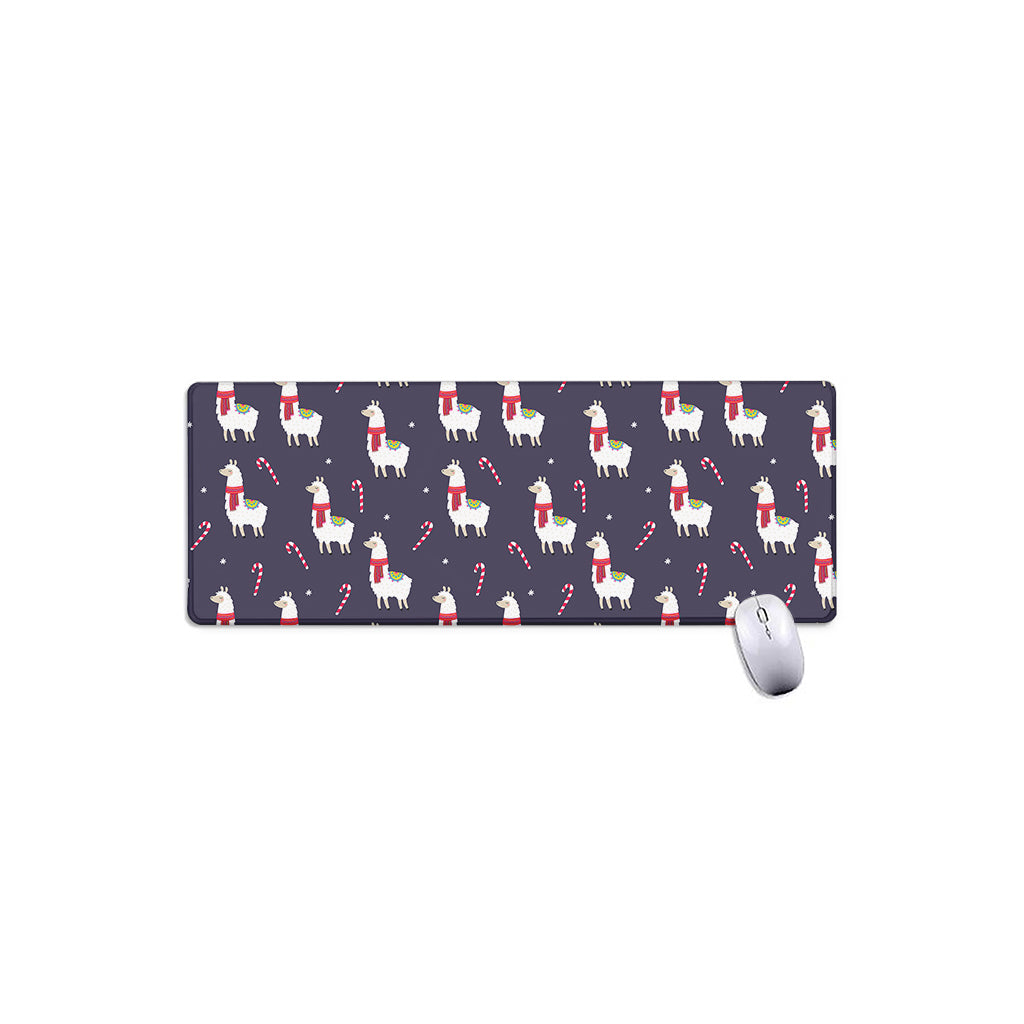 Xmas Llama Pattern Print Extended Mouse Pad