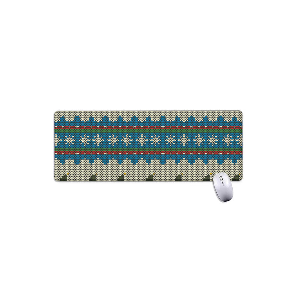 Xmas Penguin Pattern Print Extended Mouse Pad