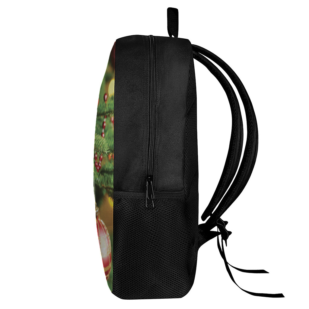 Xmas Tree Print 17 Inch Backpack